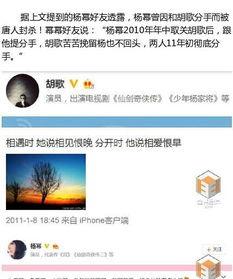 卓伟爆料胡歌杨幂视频,胡歌杨幂神秘视频曝光，真相究竟如何？